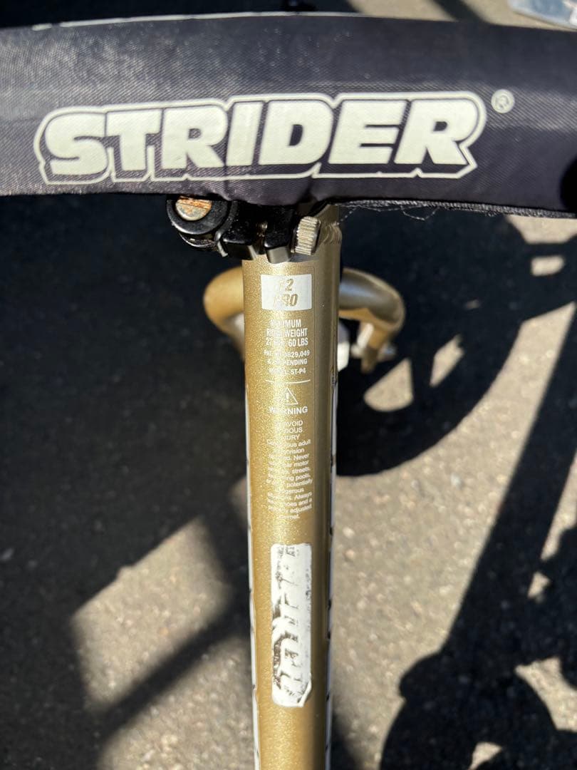 ストライダープロ10周年記念モデル　シャンパンゴールド