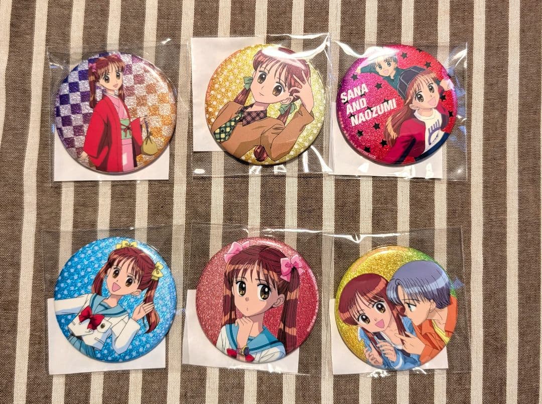 こどものおもちゃ くじ 特典 グリッター缶バッジ 詰め合わせ