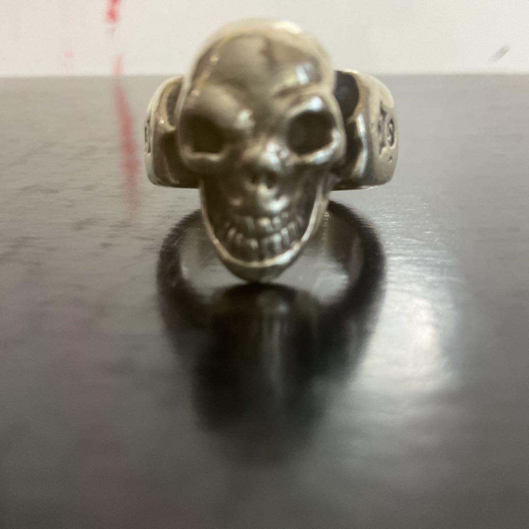 ガボール　スカルシルバーリング