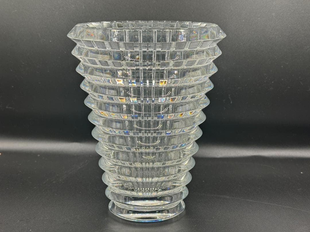 バカラ Baccarat アイ ベース S 花瓶 クリスタル