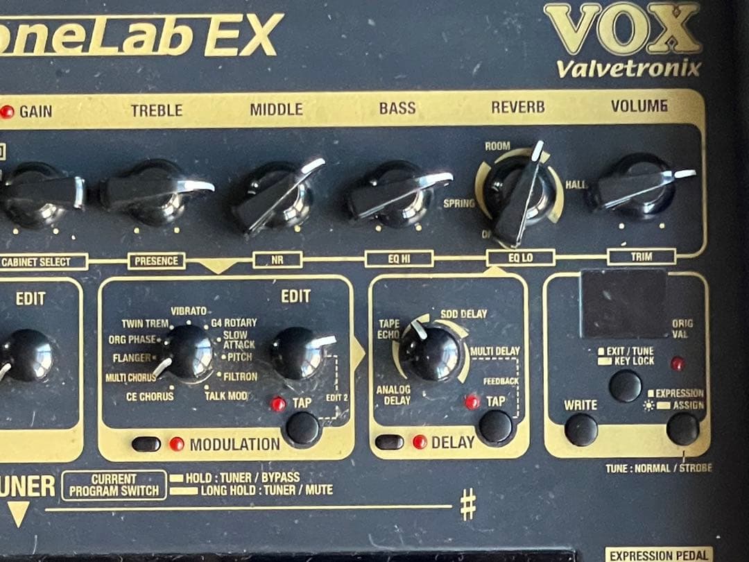 VOX ToneLabEX ケース付真空管マルチ