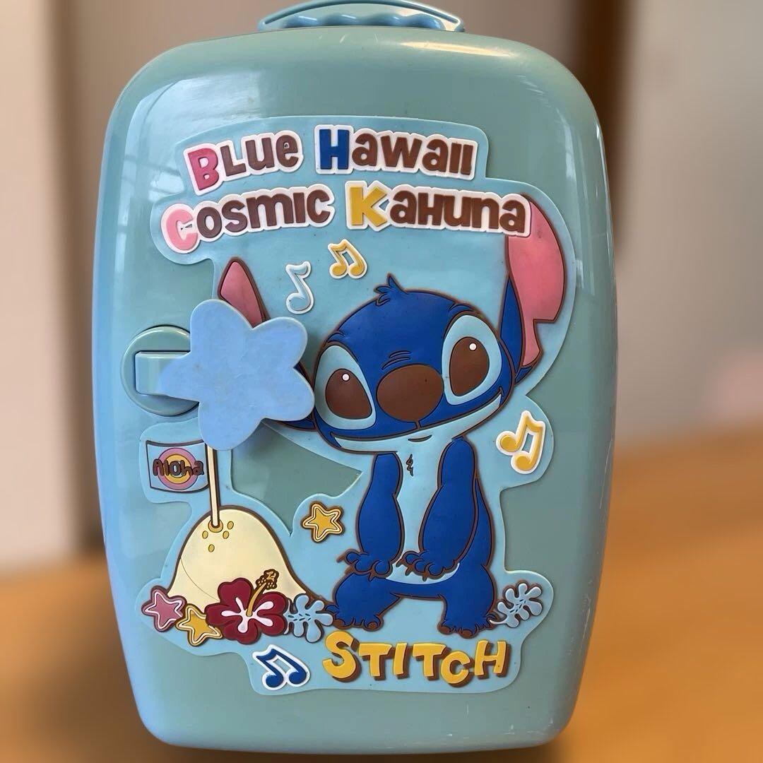 ヴィンテージ♡スティッチ！ポータブル冷蔵庫　クーラーボックス☆