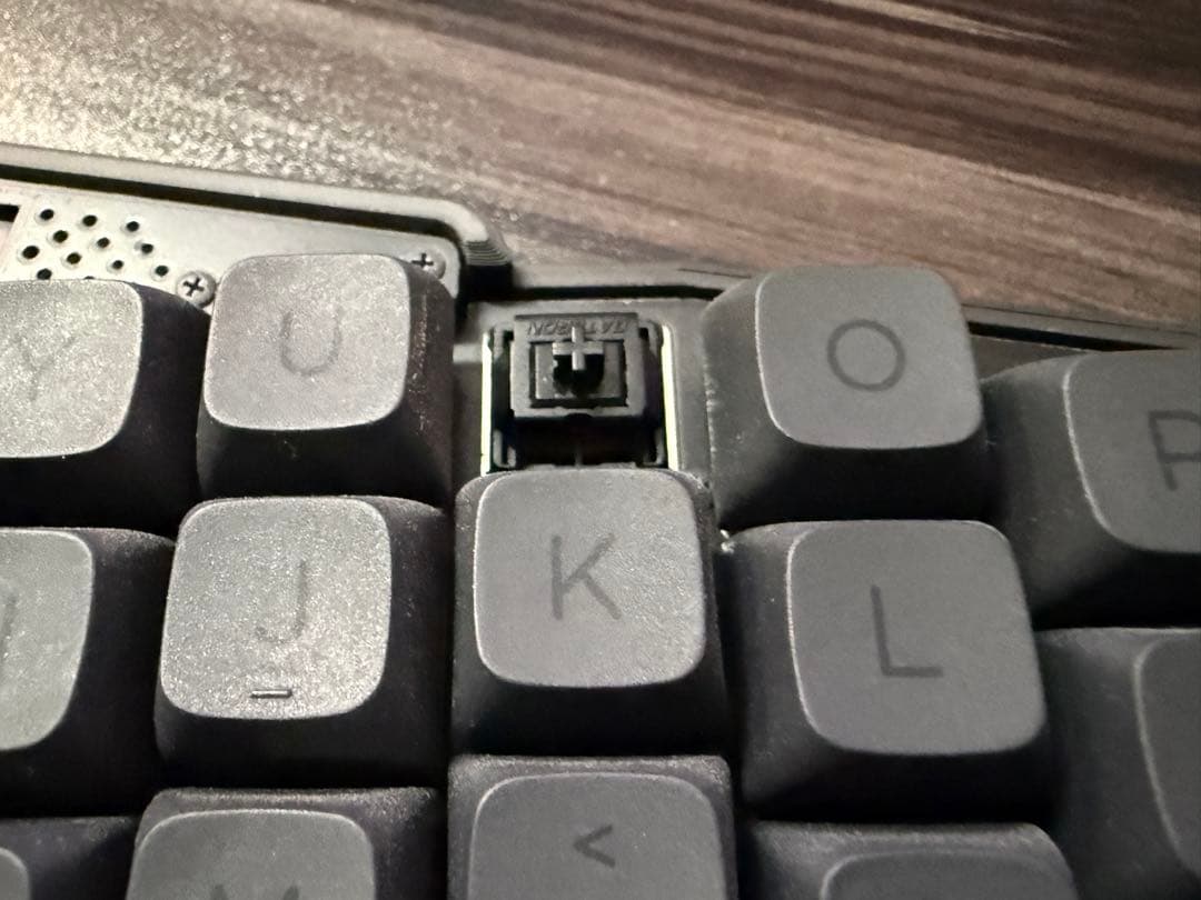 Cocot46plus 自作キーボード　トラックボール付き