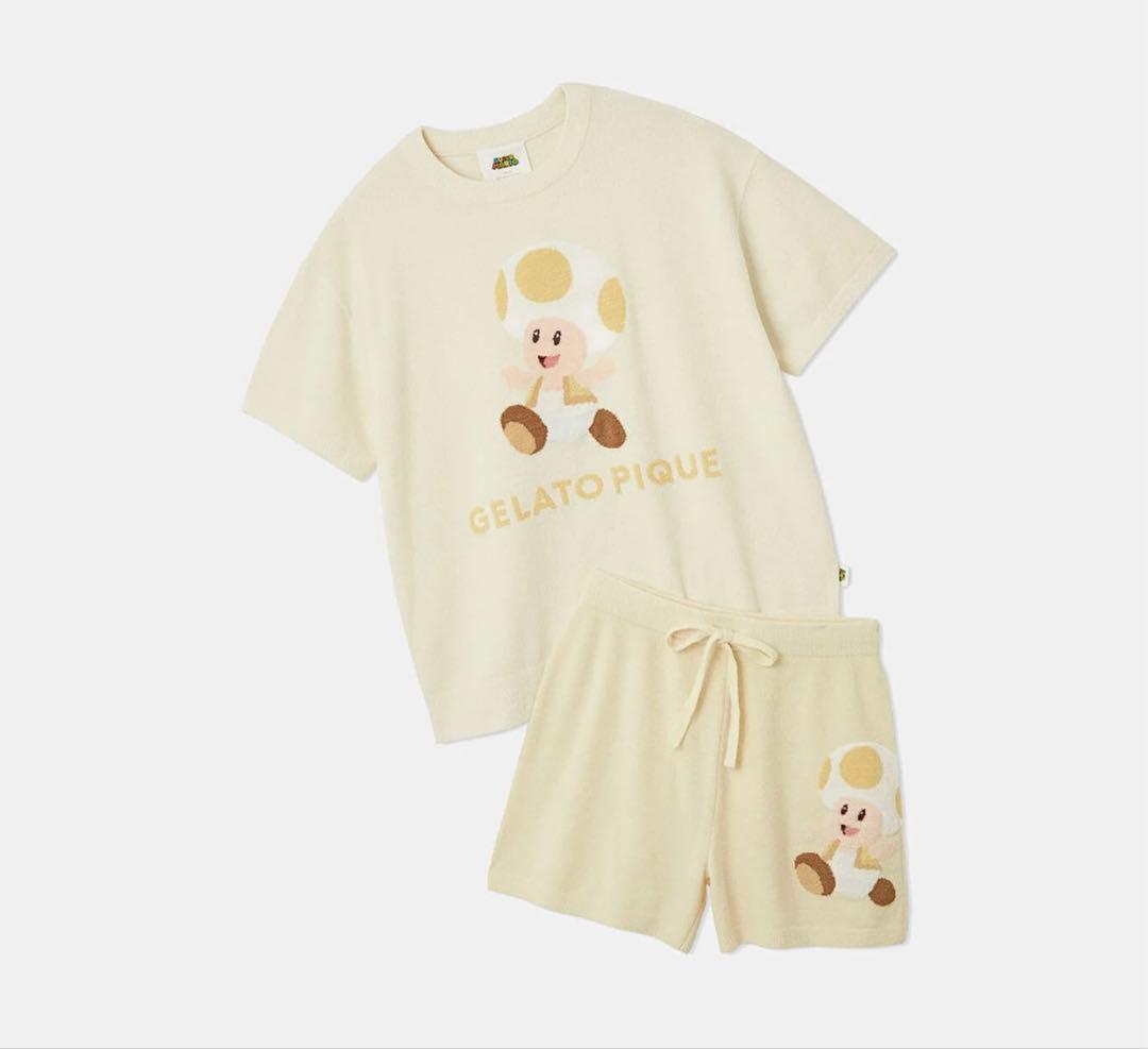 【新品タグ付き】gelato piqueジェラート ピケ　キノピオ　ルームウェア