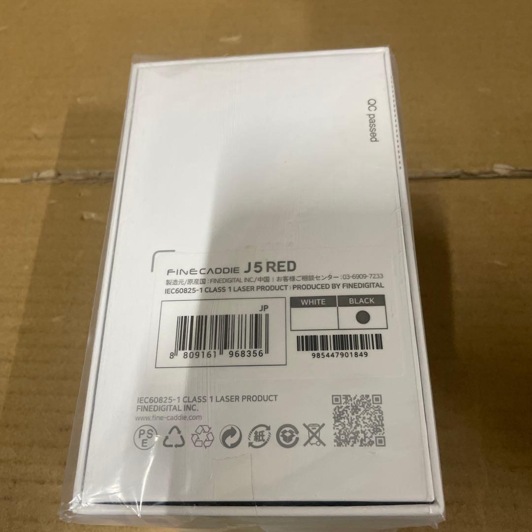 finecaddle ゴルフ距離計 J5RED 黒