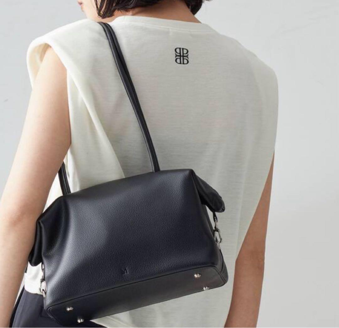 ＆MYUQ アンドミューク TAMTONボストンバッグ ショルダー ブラック