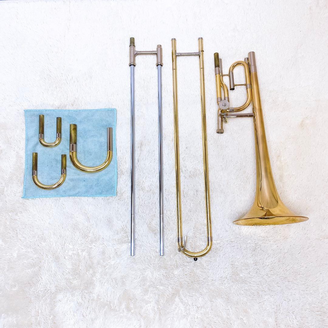 YAMAHA YSL-646 B♭/F テナーバストロンボーン マウスピース付き