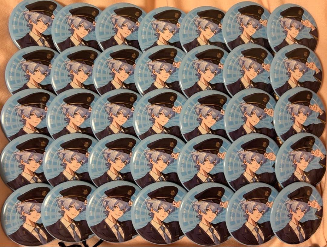 日常組 クロノア JR 缶バッジ ×40