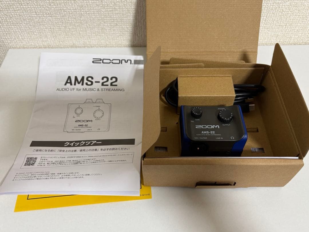 ZOOM AMS-22 オーディオインターフェイス