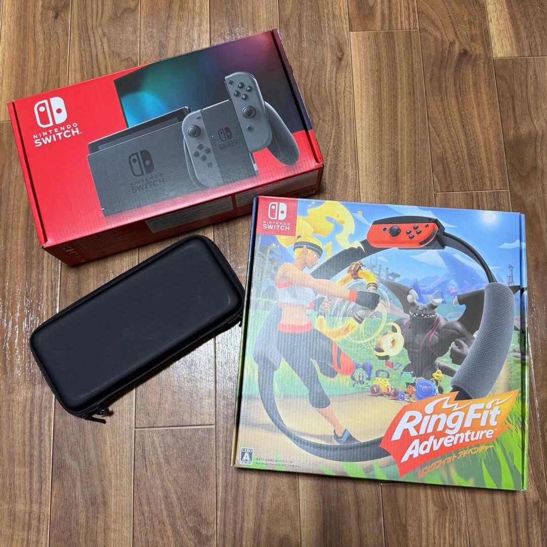 たか美品】任天堂Switch本体 + リングフィットアドベンチャーセット