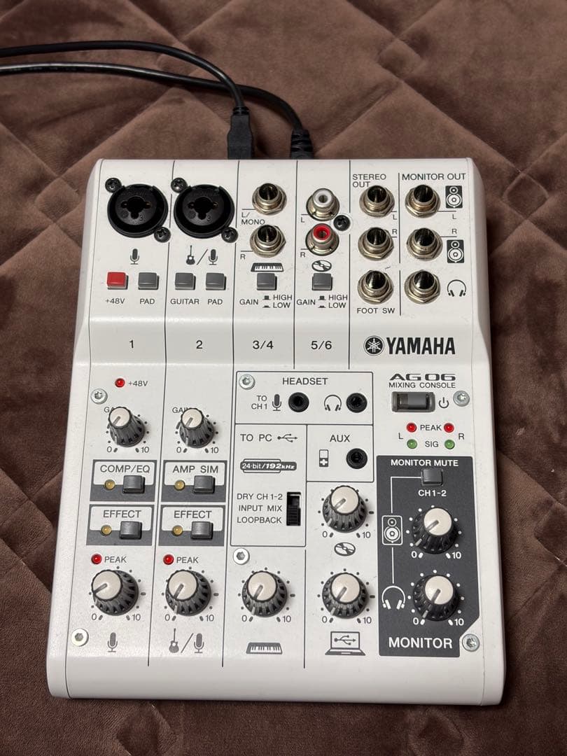 YAMAHA AG06 オーディオインターフェイス