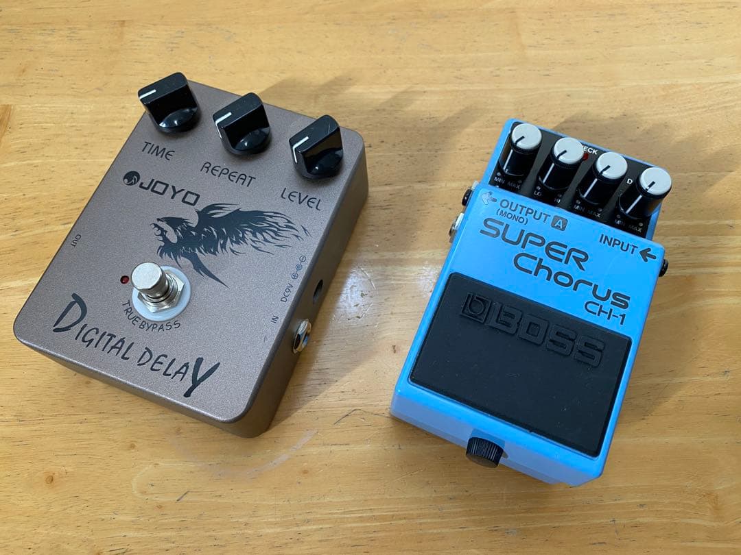BOSS SuperChorusCH-1・JOYODigitalDelayセット