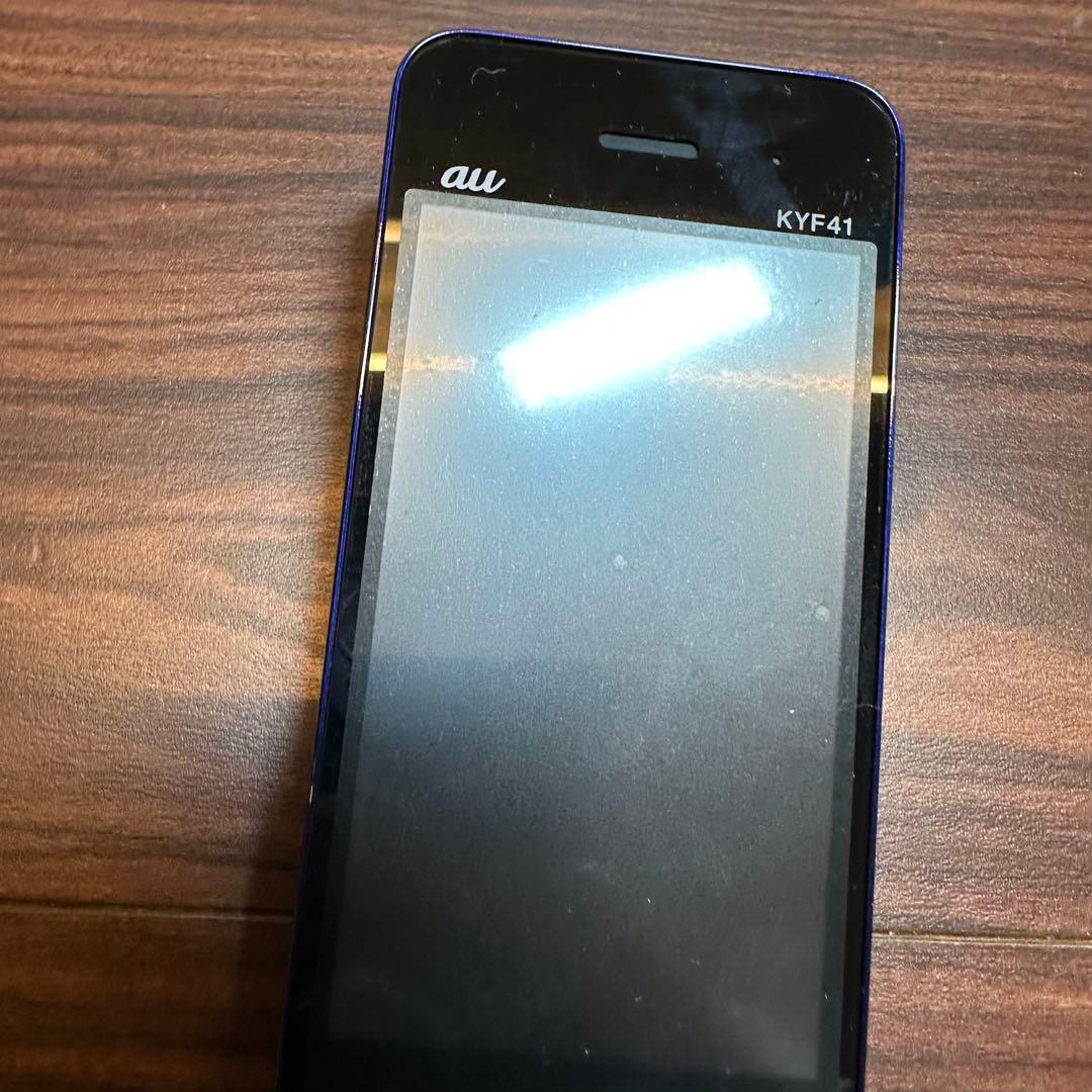 au KYOCERA KYF41SLA かんたんケータイ ガラケー 5304