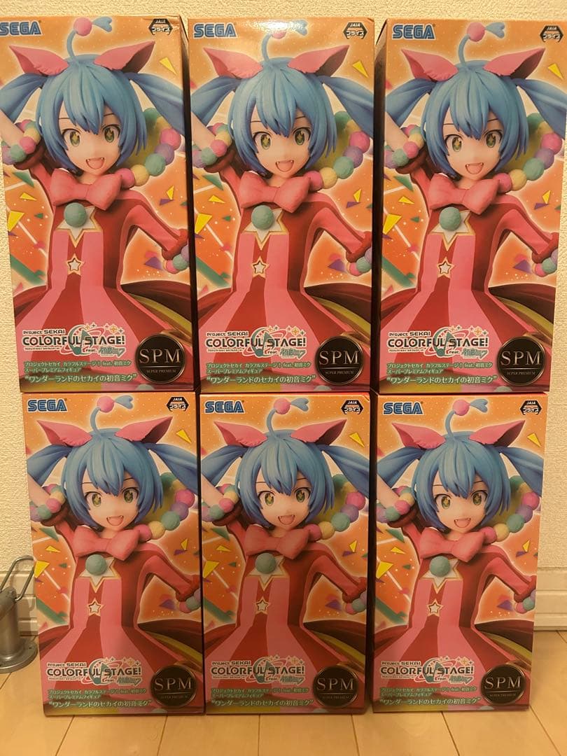 プロセカ プライズ フィギュア spm ワンダーランドのセカイの初音ミク 6個
