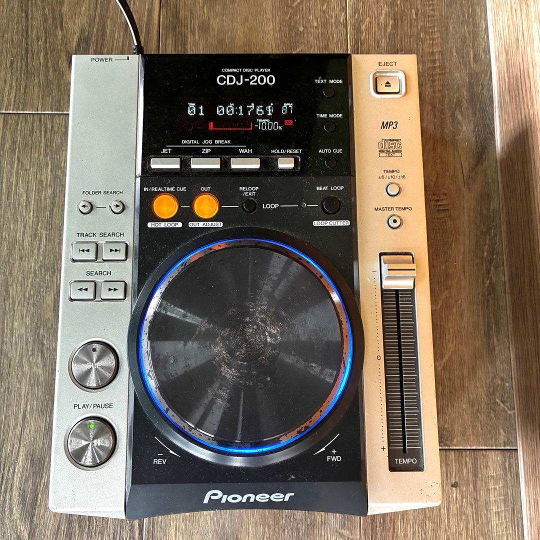Pioneer CDJ-200 MP3対応 2台セット