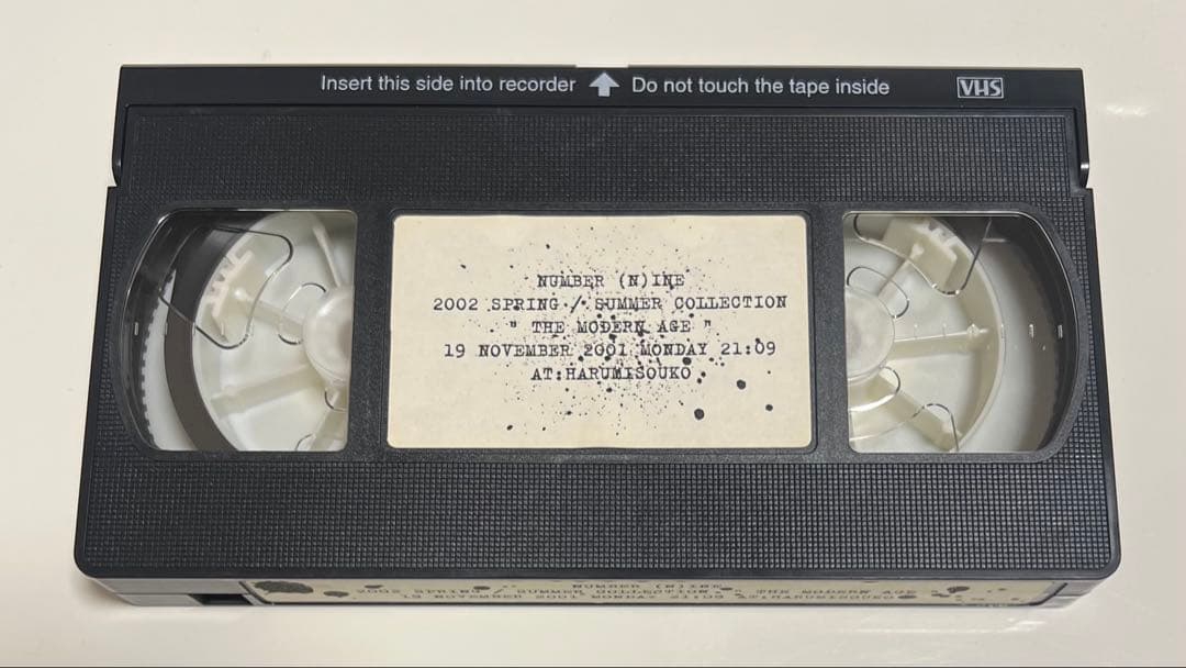NUMBER (N)INE 非売品 VHS 02 THE MODERN AGE期