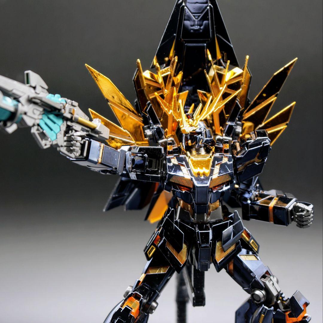 大和【メッキ仕様】MG バンシィ ノルン 完成品 ユニコーンガンダム