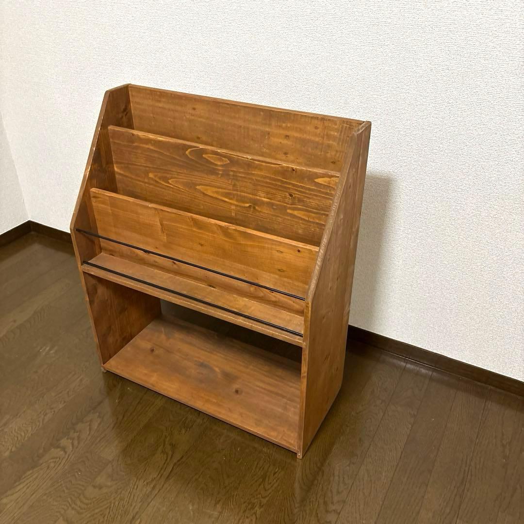 【美品】nico and … ニコアンド マガジンラック 本棚 絵本棚