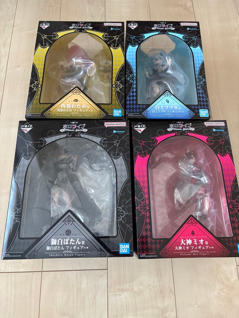 ホロライブ　一番くじ　フィギュア　コンプリート　４体セット