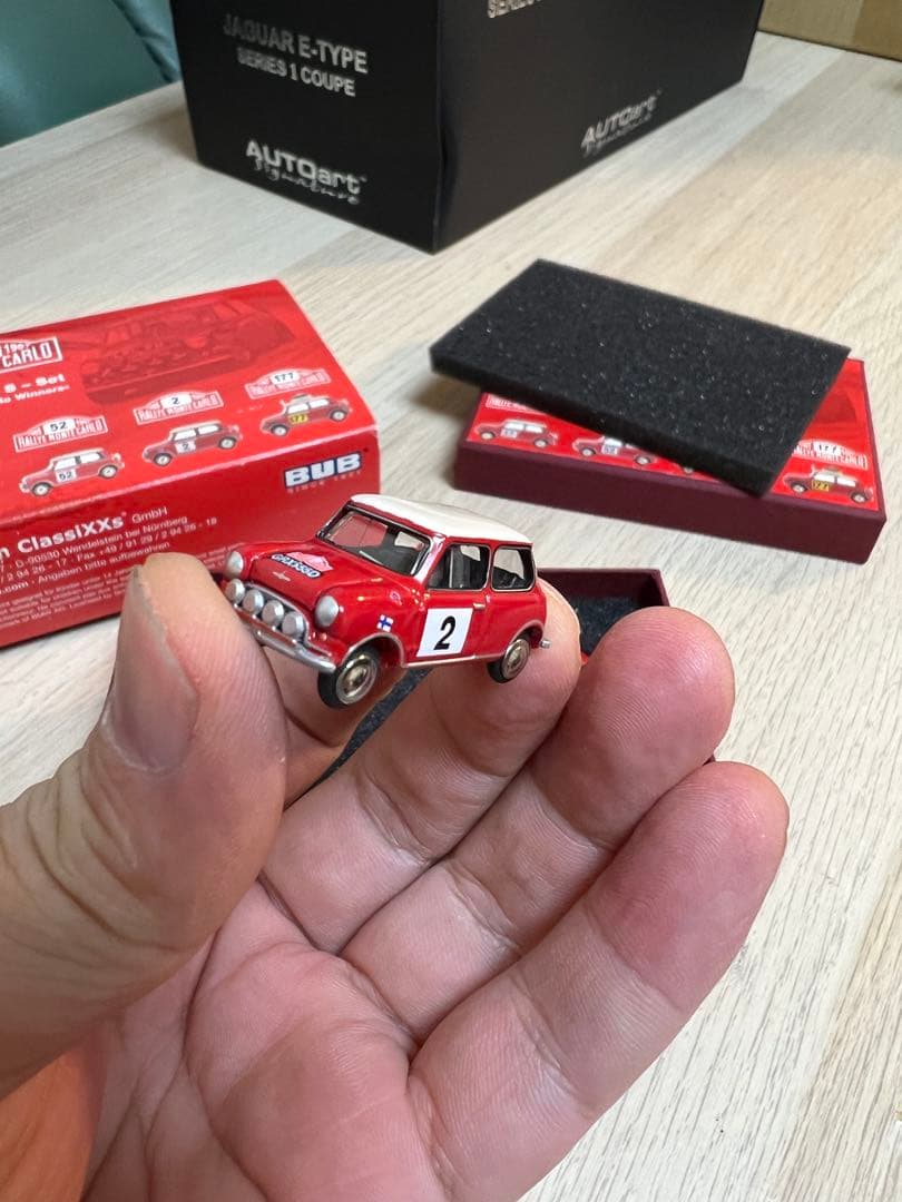 1/87 BUB MINI Cooper S ラリーモンテカルロ4台セット