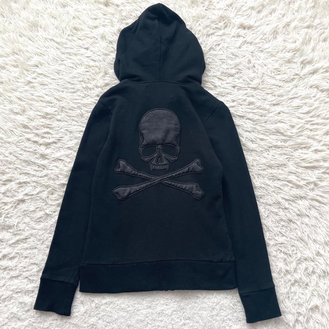 Roen 2way スカル　ネックウォーマー　パーカー　ジップ　ライダース