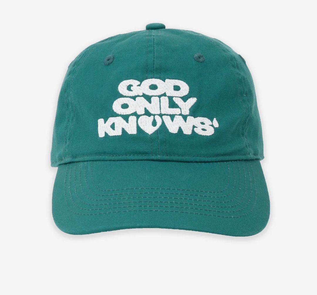 GOD ONLY KNOWS ロゴキャップ　グリーン　岩田剛典着用カラー