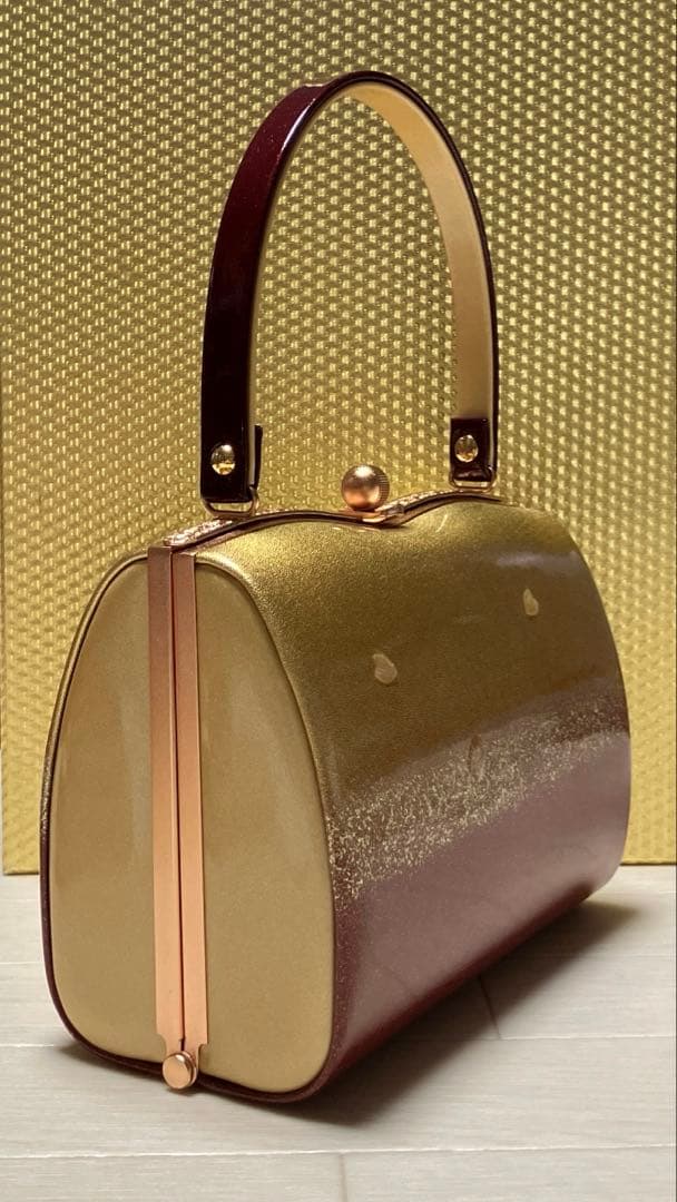 《未使用・箱付き》京都きもの友禅　夢想姿　草履バッグセット　金彩　螺鈿