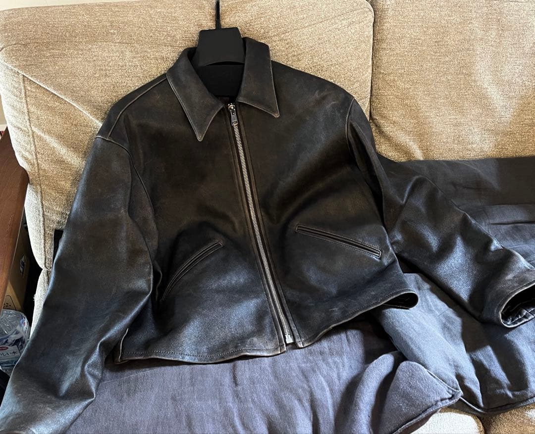 羊革 シープレザー 70s スポーツジャケット H BEAUTY&YOUTH