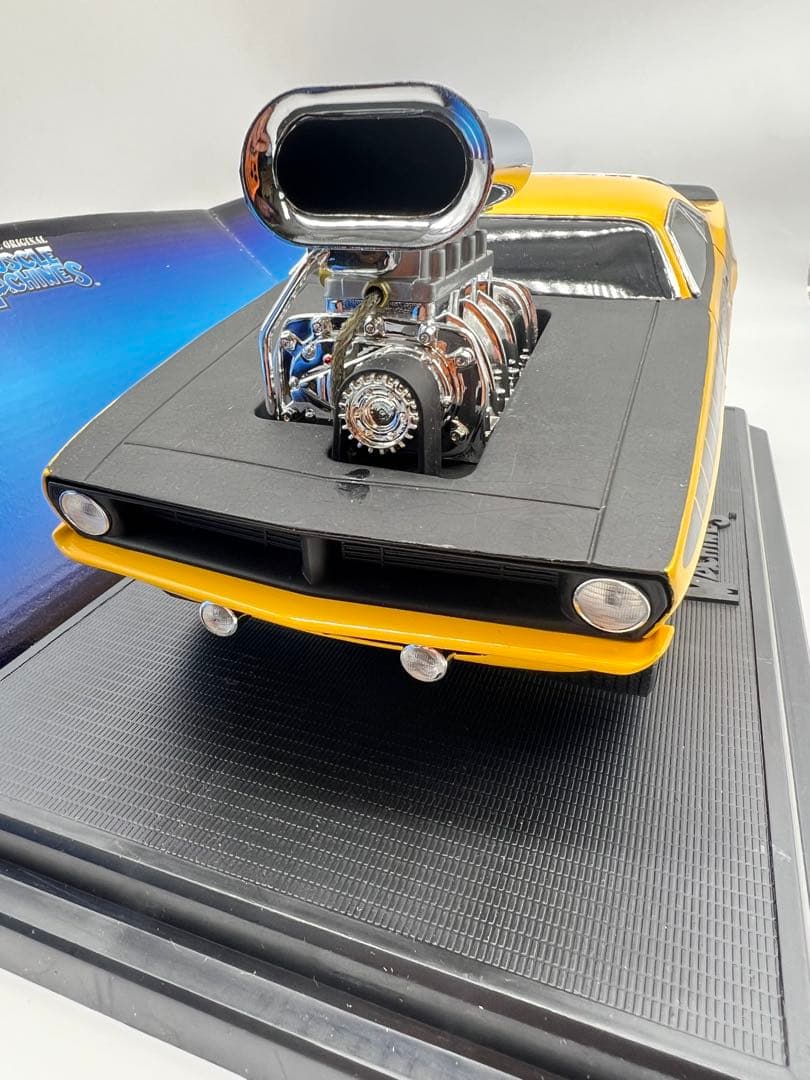 No60ミニカー1/18箱ありMUSCLE MACHINES 70 CUDA