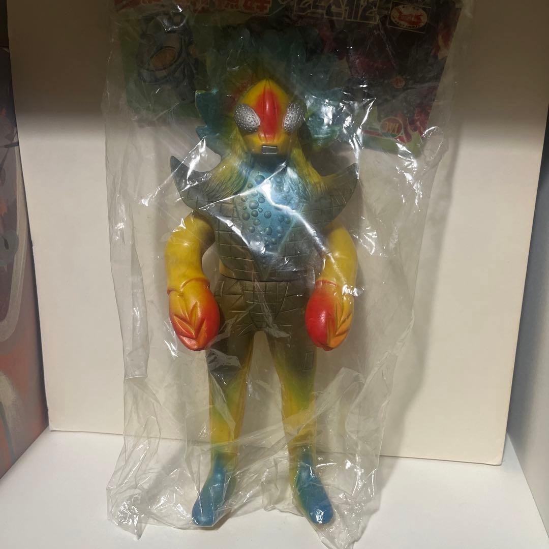 ブルマァク製 ギロン人 袋入り ソフビ フィギュア 当時物 超獣