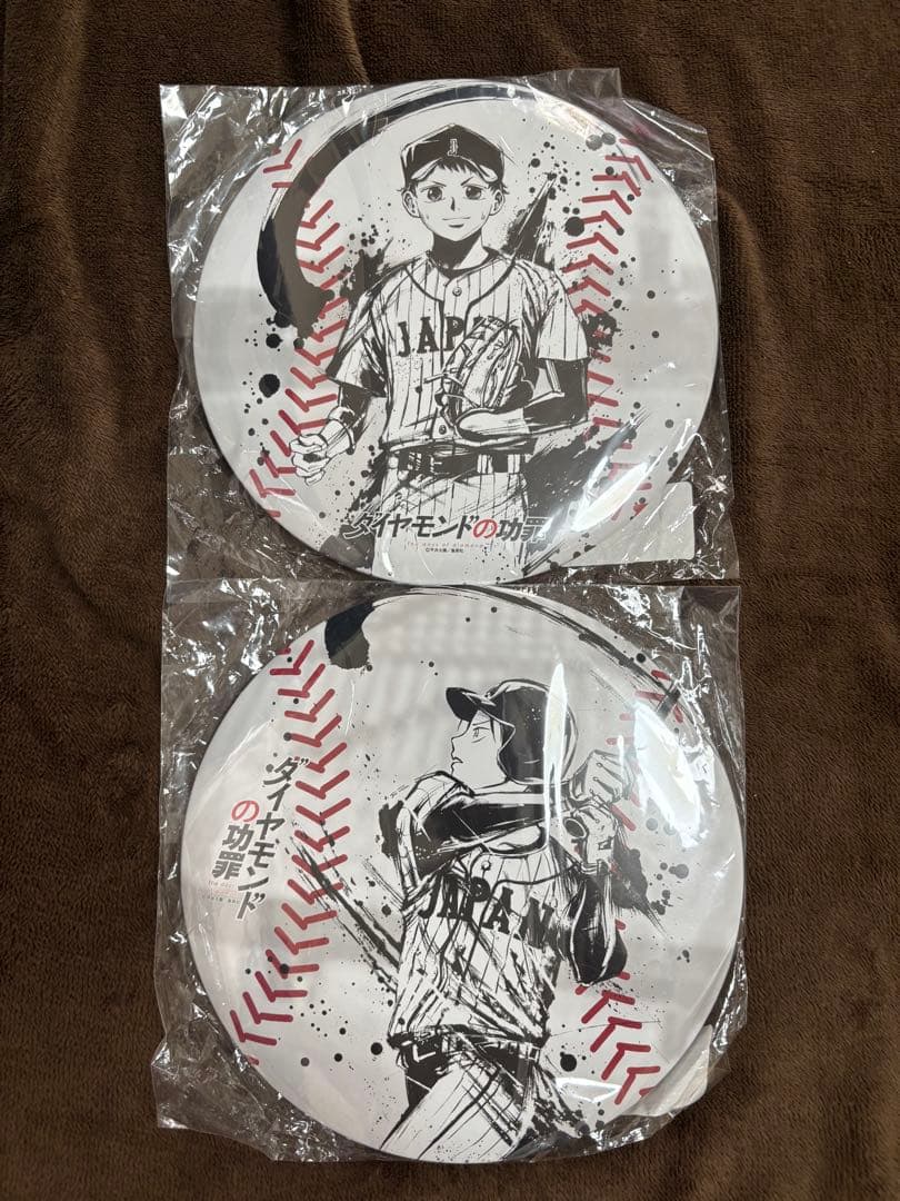 ダイヤモンドの功罪 墨絵デカ 缶バッジ TSUTAYA 桃悟　円