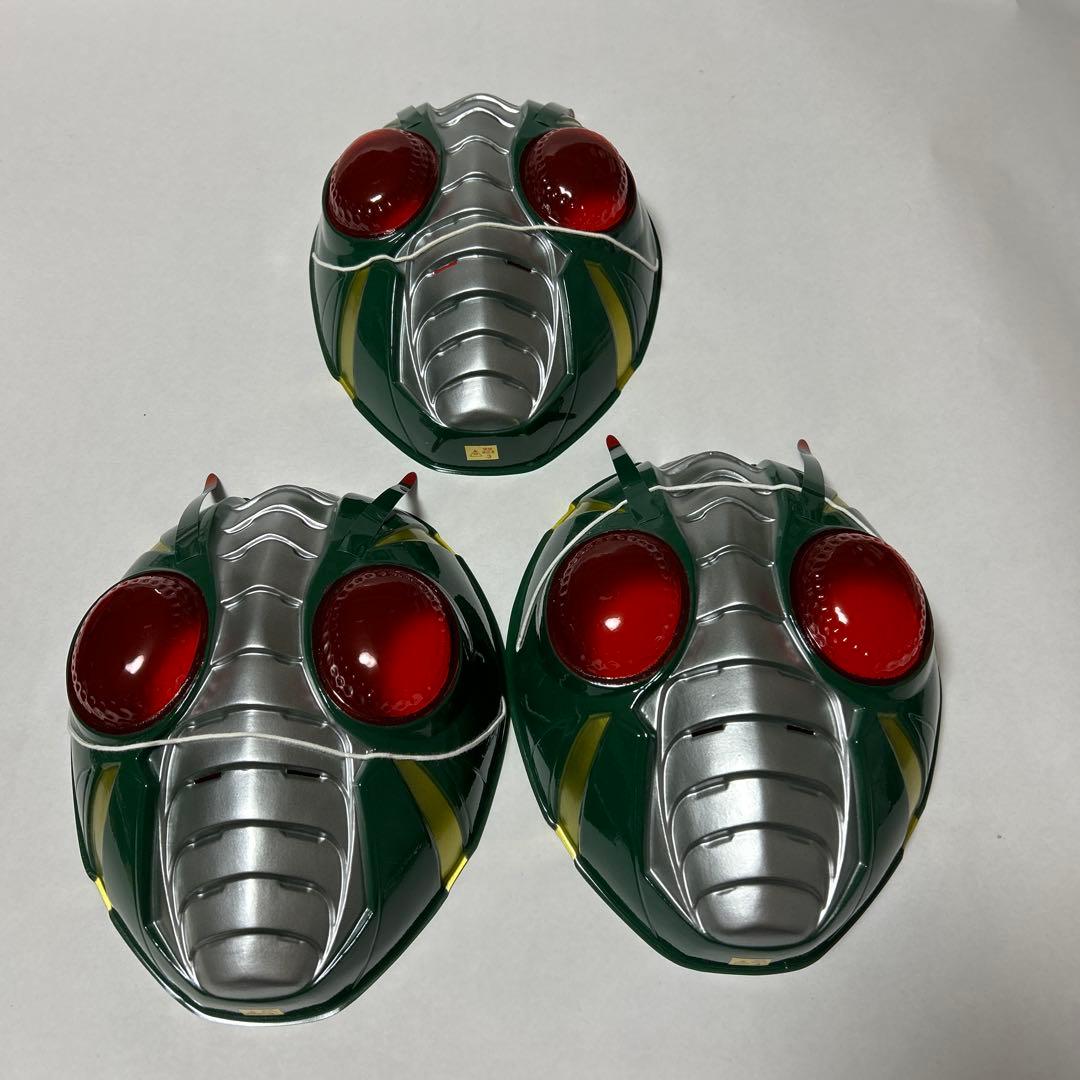仮面ライダーZO 縁日お面3枚まとめ売り新品 未使用 東映承認シールあり 当時物