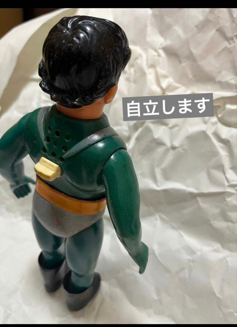 レア　希少！！　旧バンダイ デビルマン 笛付き ソフビ BANDAI 昭和レトロ