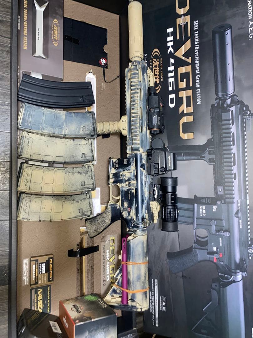 サバゲー 東京マルイ 次世代電動ガン DEVGRU HK416D その他セット