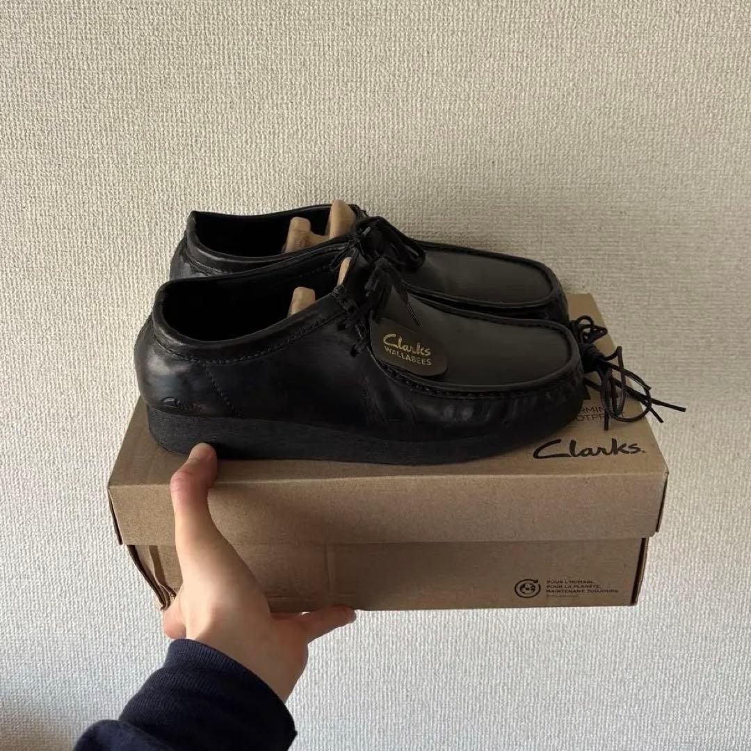 Clarks Wallabee2 クラークス　ワラビー　ブラック　レザー 革