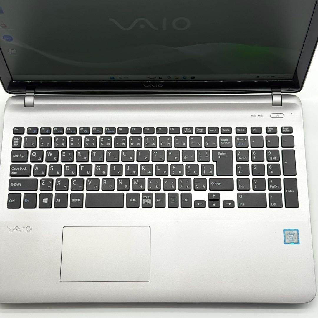 VAIOノートパソコン i7 新品SSD HDD500 高速起動 Blu-ray