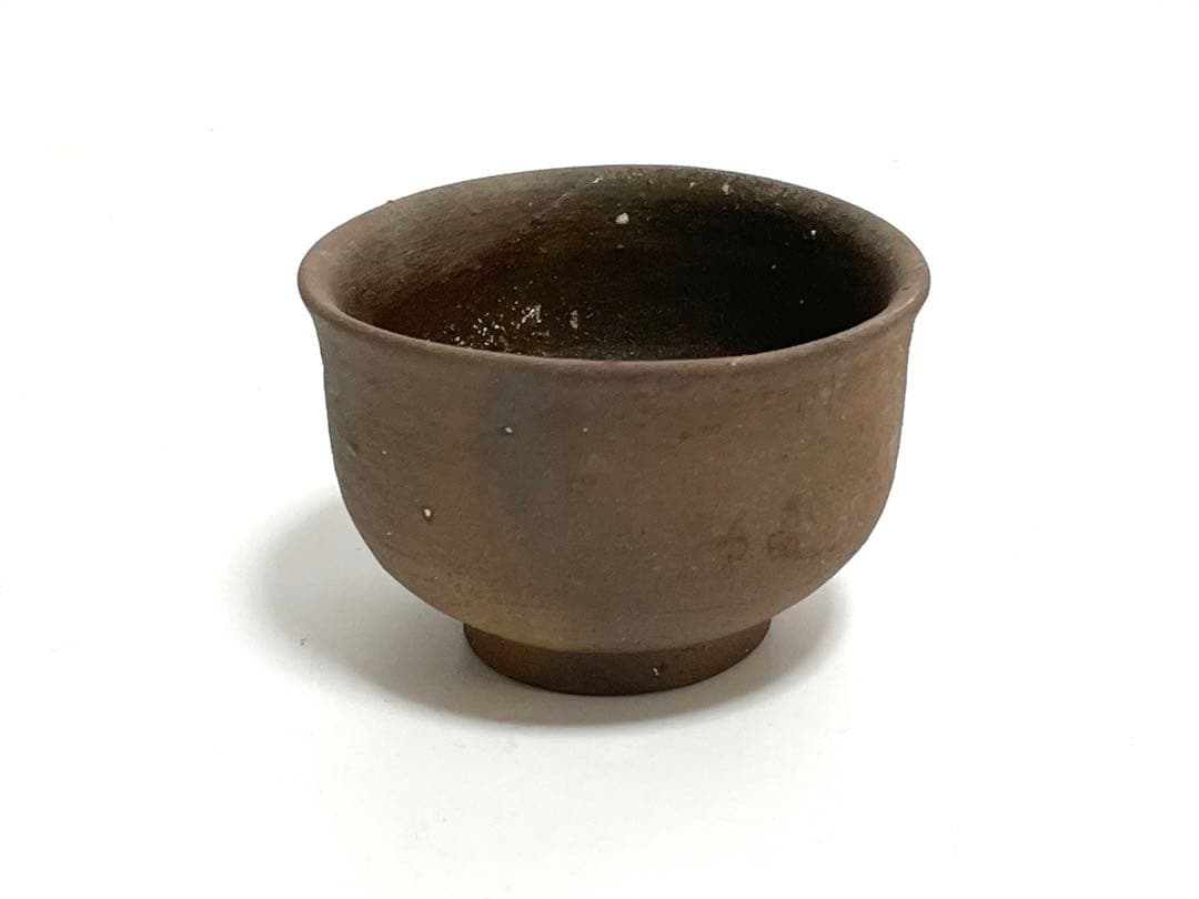 陶芸家　作家物　作者不明　焼締　やきもの　盃　ぐい呑　小碗　箱無し　沖縄　琉球