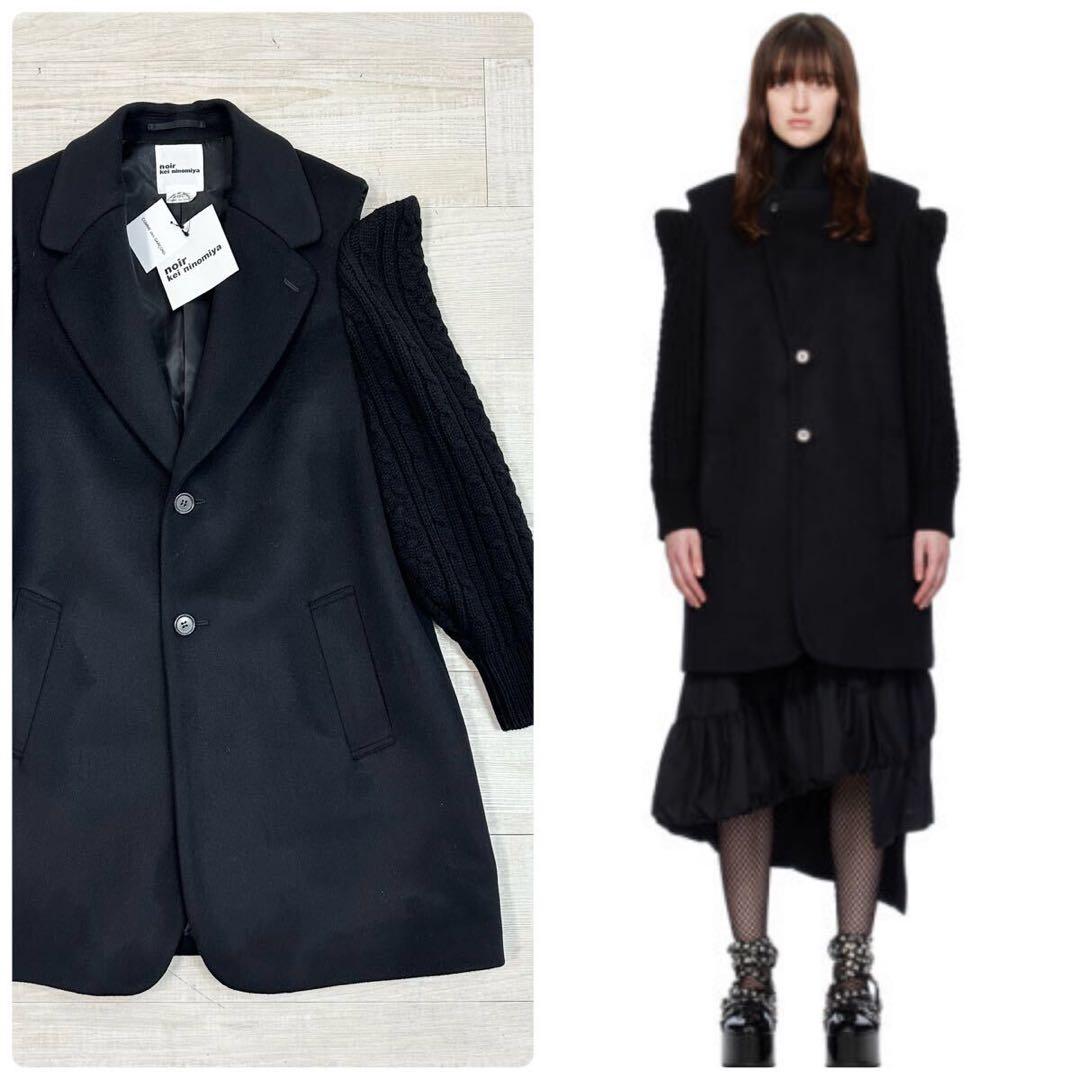 mu 23aw 新品 noir kei ninomiya コート