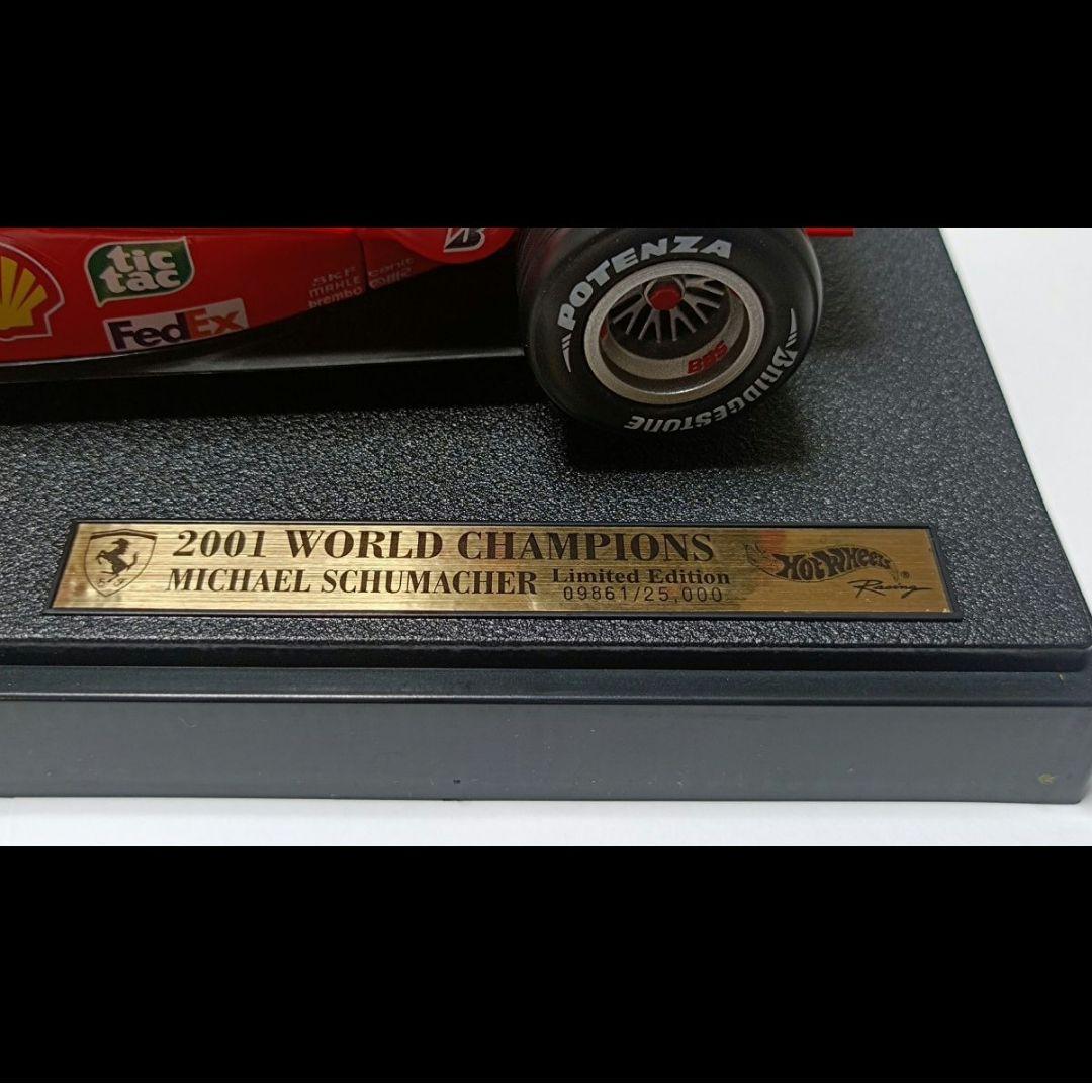 フェラーリ F1 モデルカー 1/18 2001年 シューマッハ　個体ナンバ 有