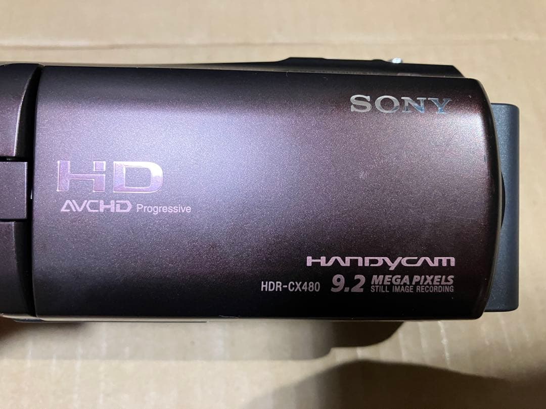 SONY HDR-CX480 HDビデオカメラ ハンディカム ＋ レンズ、ケース