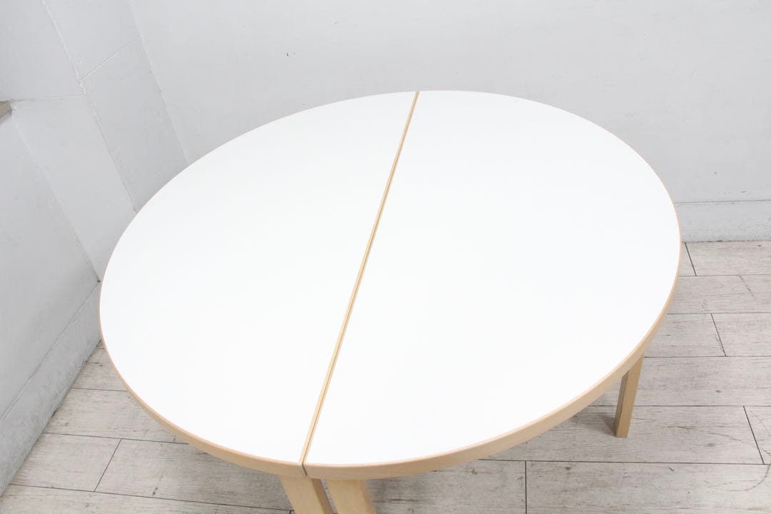 【極美品】artek アルテック TABLE 95 半円形 テーブル 2セット