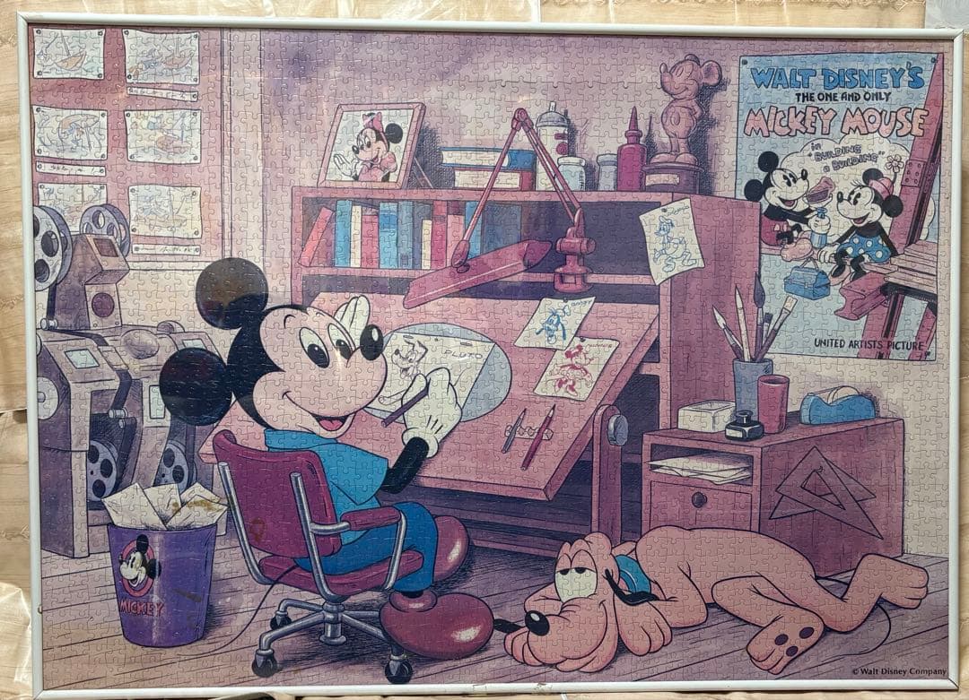 【希少】ミッキー アニメーションルー厶 2000ピース ジグソーパズル 完成品