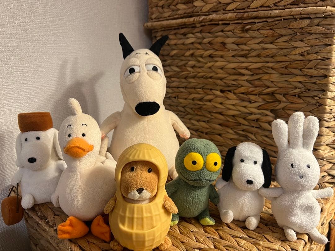 バムとケロ　ぬいぐるみセット　7体　島田ゆか　バムケロシリーズ