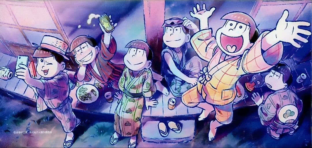 ★おそ松さん★エンスカイ限定/受注生産★ファブリックパネル★夏の夜★新品★