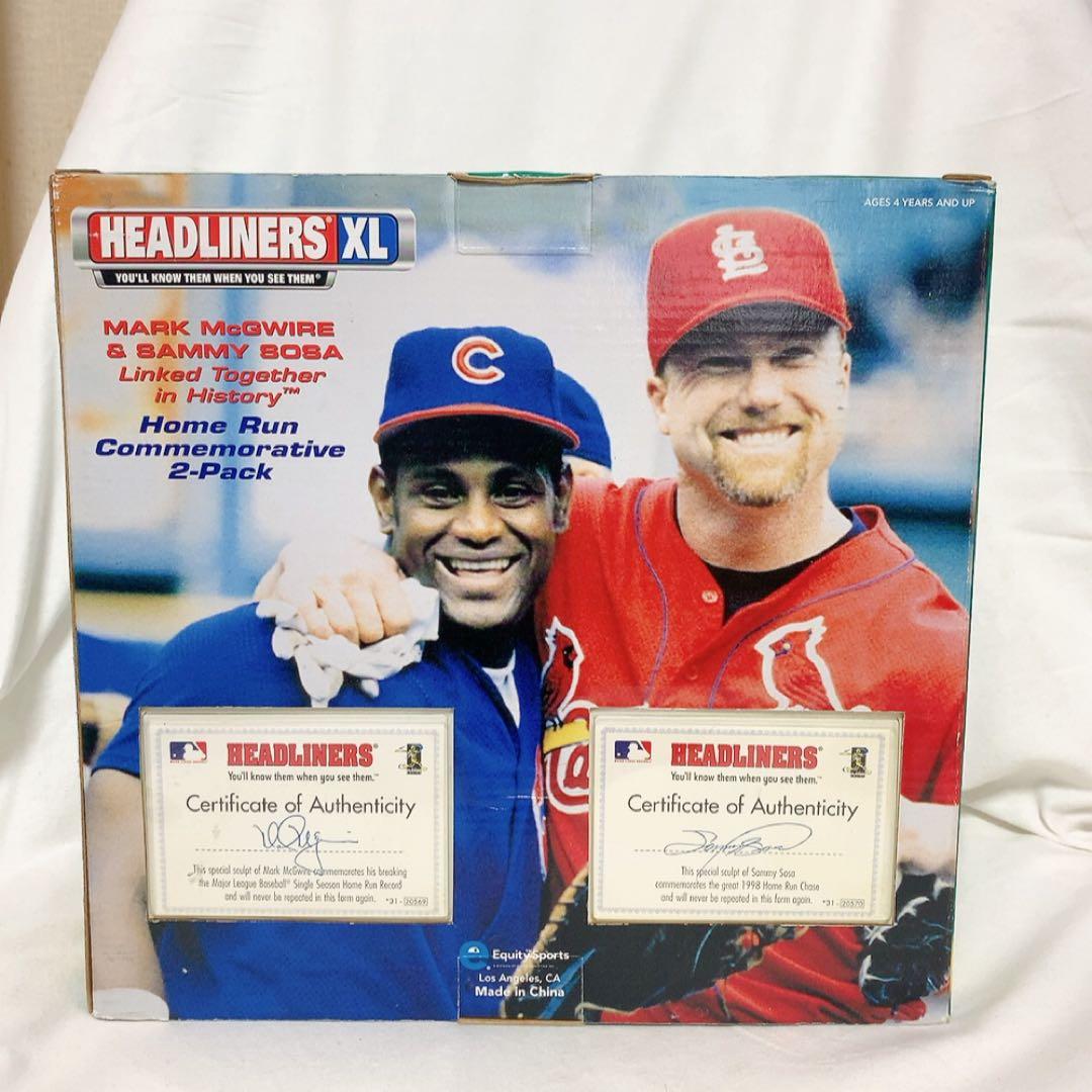 1998年MLB 記念フィギュア　サミーソーサー&マークマグワイア　未使用