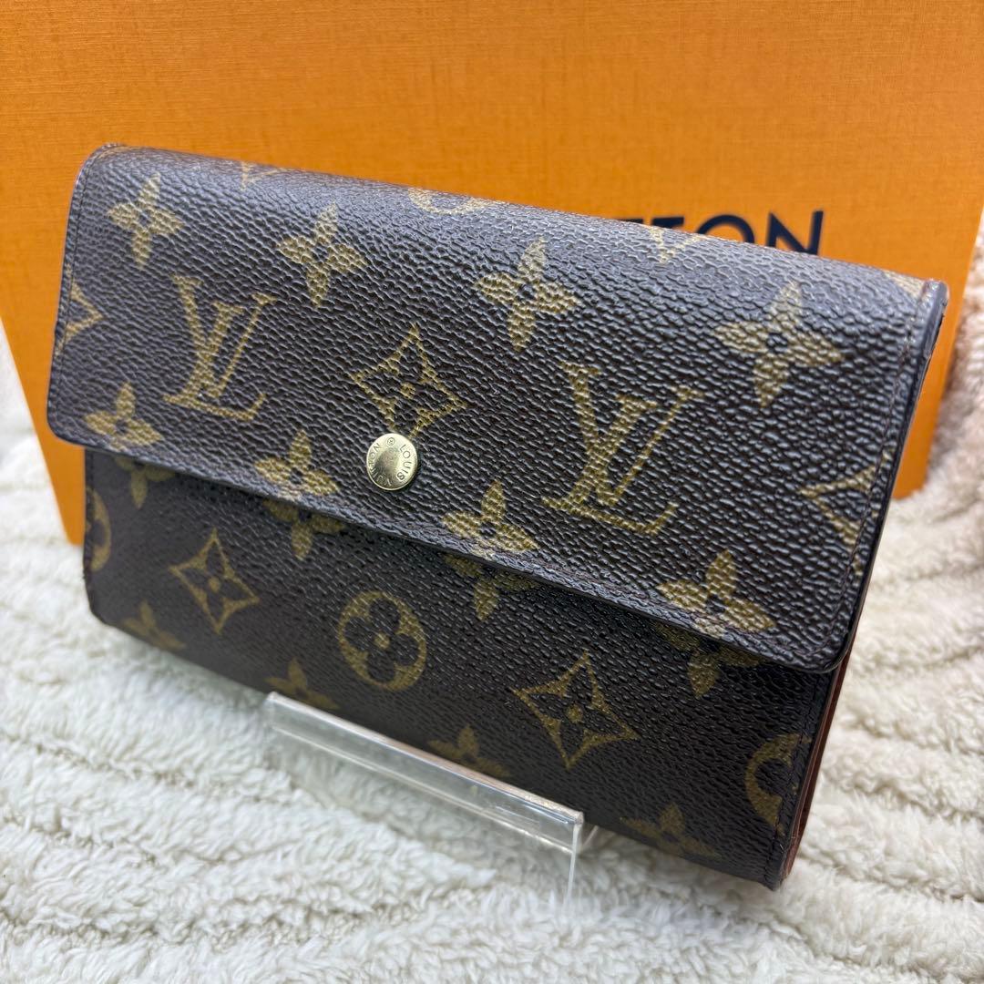 ルイヴィトン ポルトトレゾール エテュイ パピエ モノグラム 折り財布