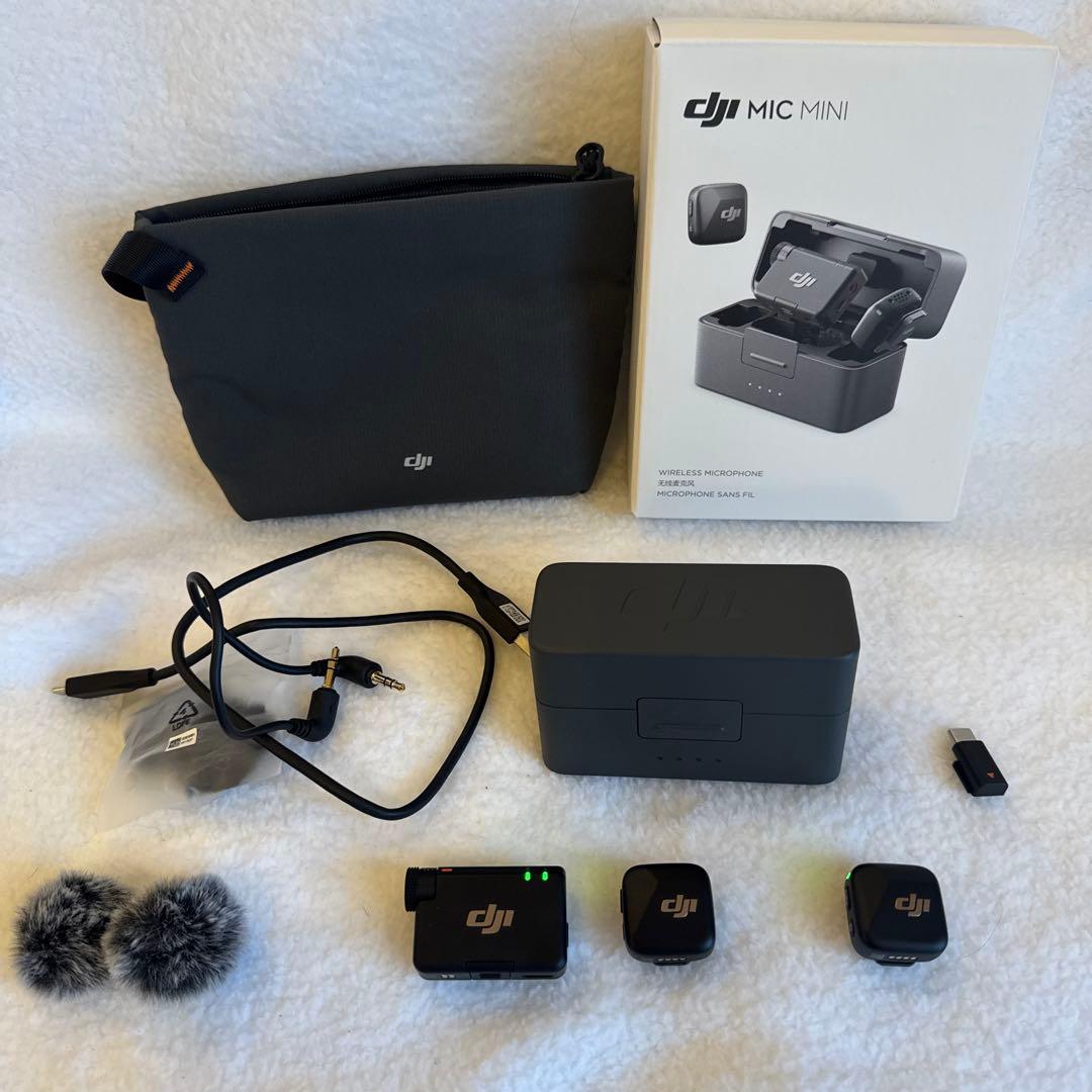 DJI mic mini　2tx + 1rx + 充電ケース