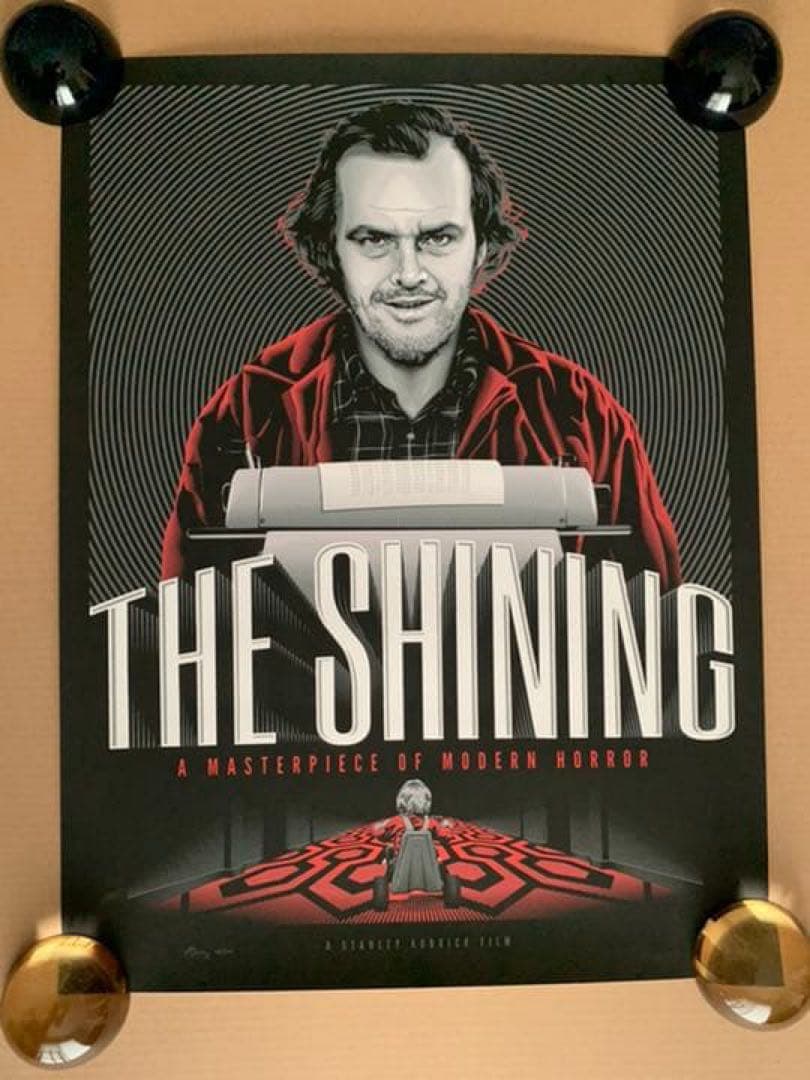 【入手困難今日明日でやめます】映画 シャイニング シルクスクリーン作品ポスター