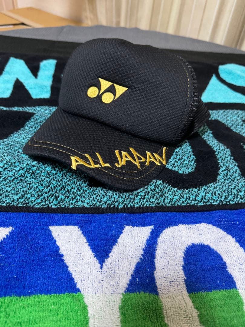 YONEX インターハイキャップ黒金