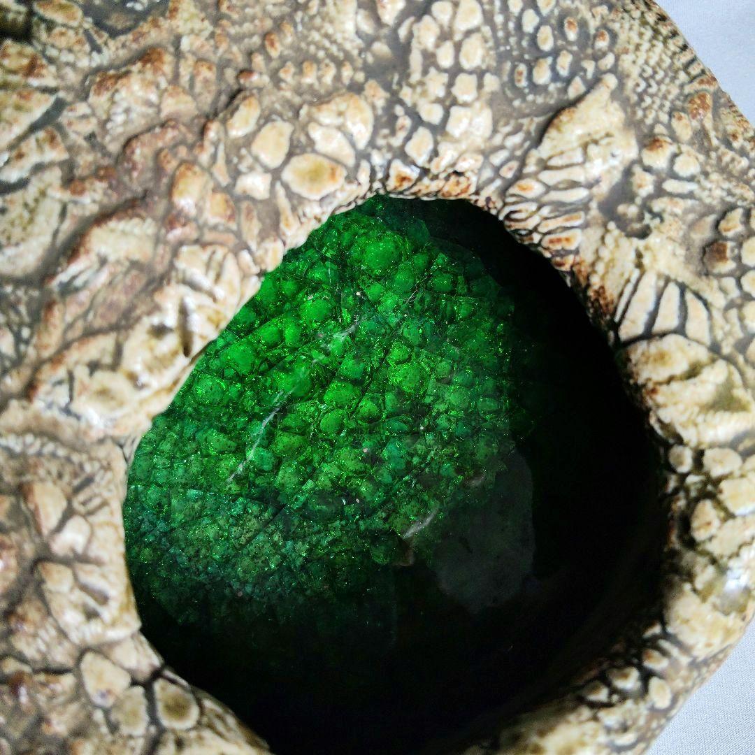 Wato 阿部和唐作 陶器 オーバル置物